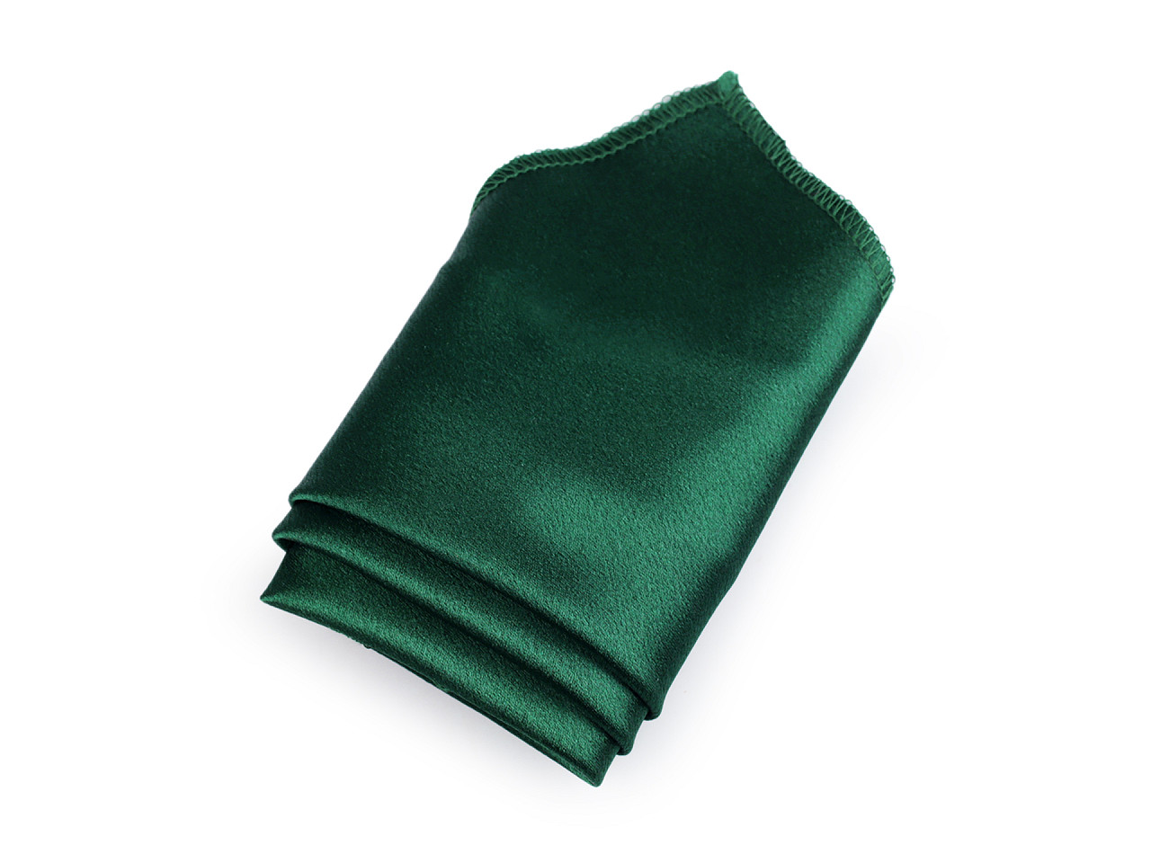 Satin pocket handkerchief in a box - Powder-salmon (1 Piece)