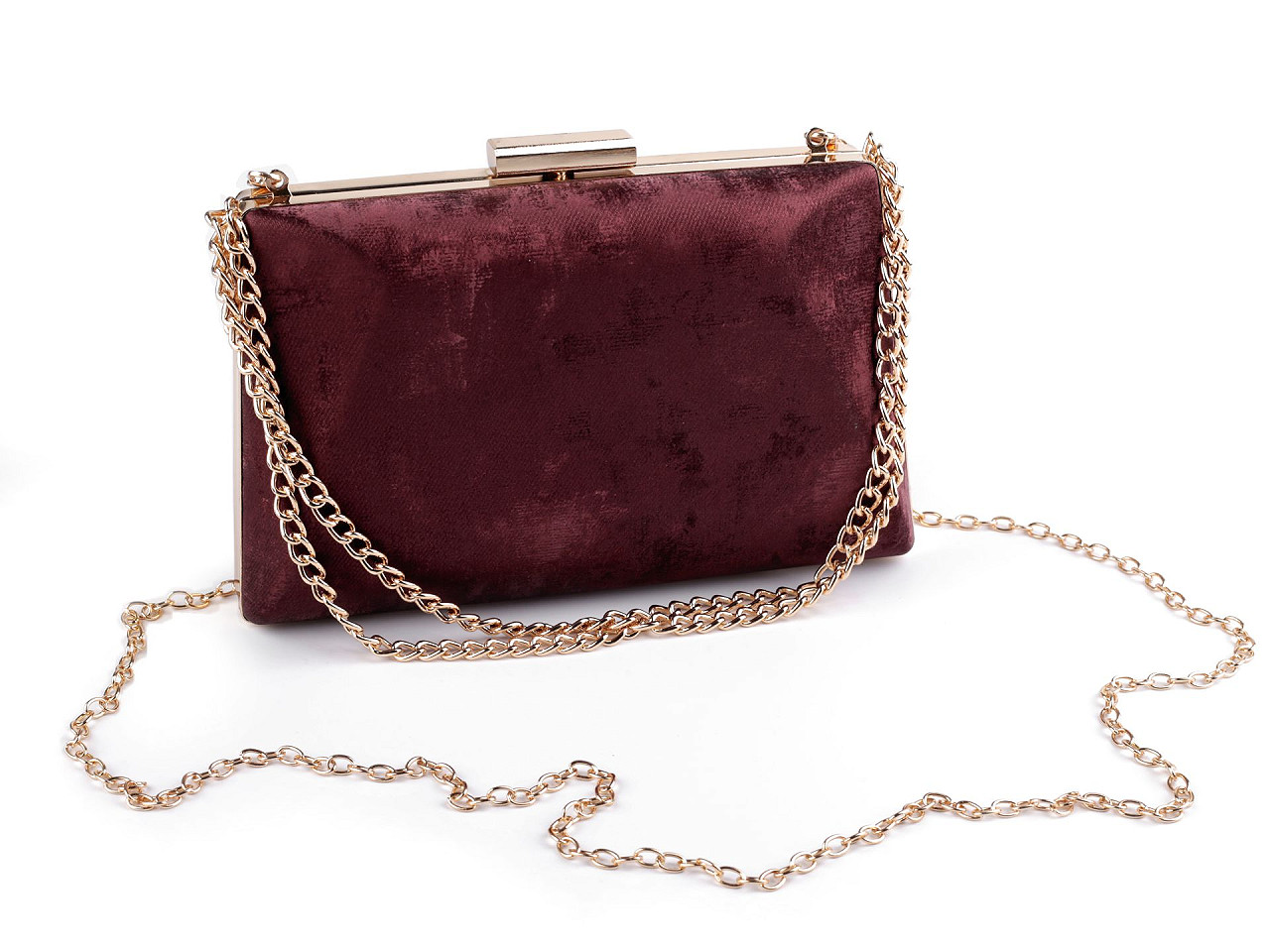 Clutch purse / evening bag - suede - Black (1 Piece)