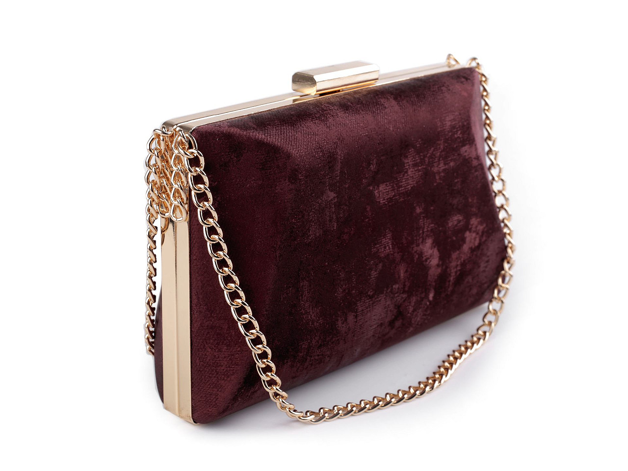 Clutch purse / evening bag - suede - Black (1 Piece)