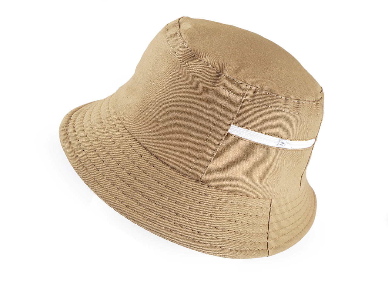 Cotton summer hat, unisex - White (1 Piece)