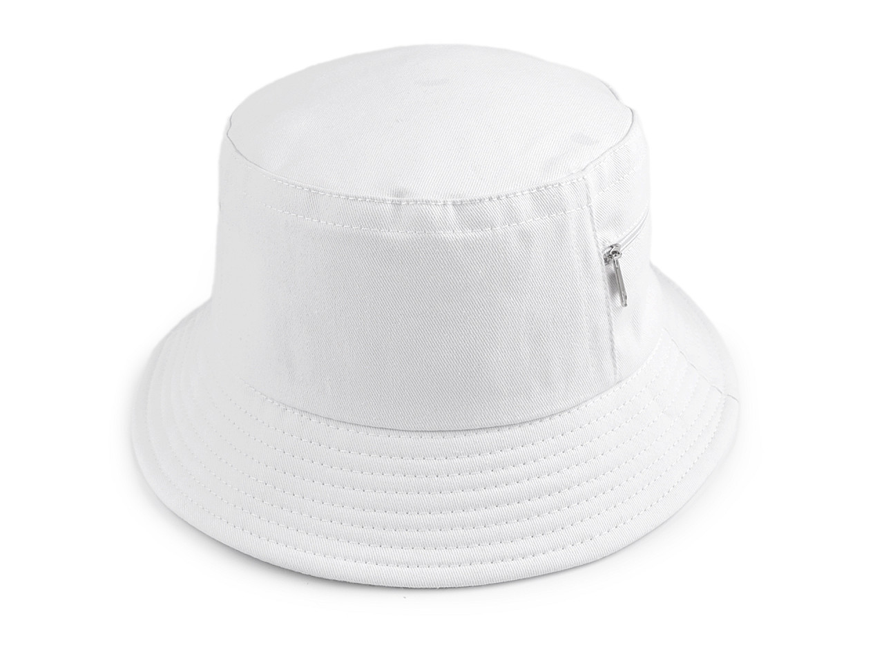 Cotton summer hat, unisex - White (1 Piece)