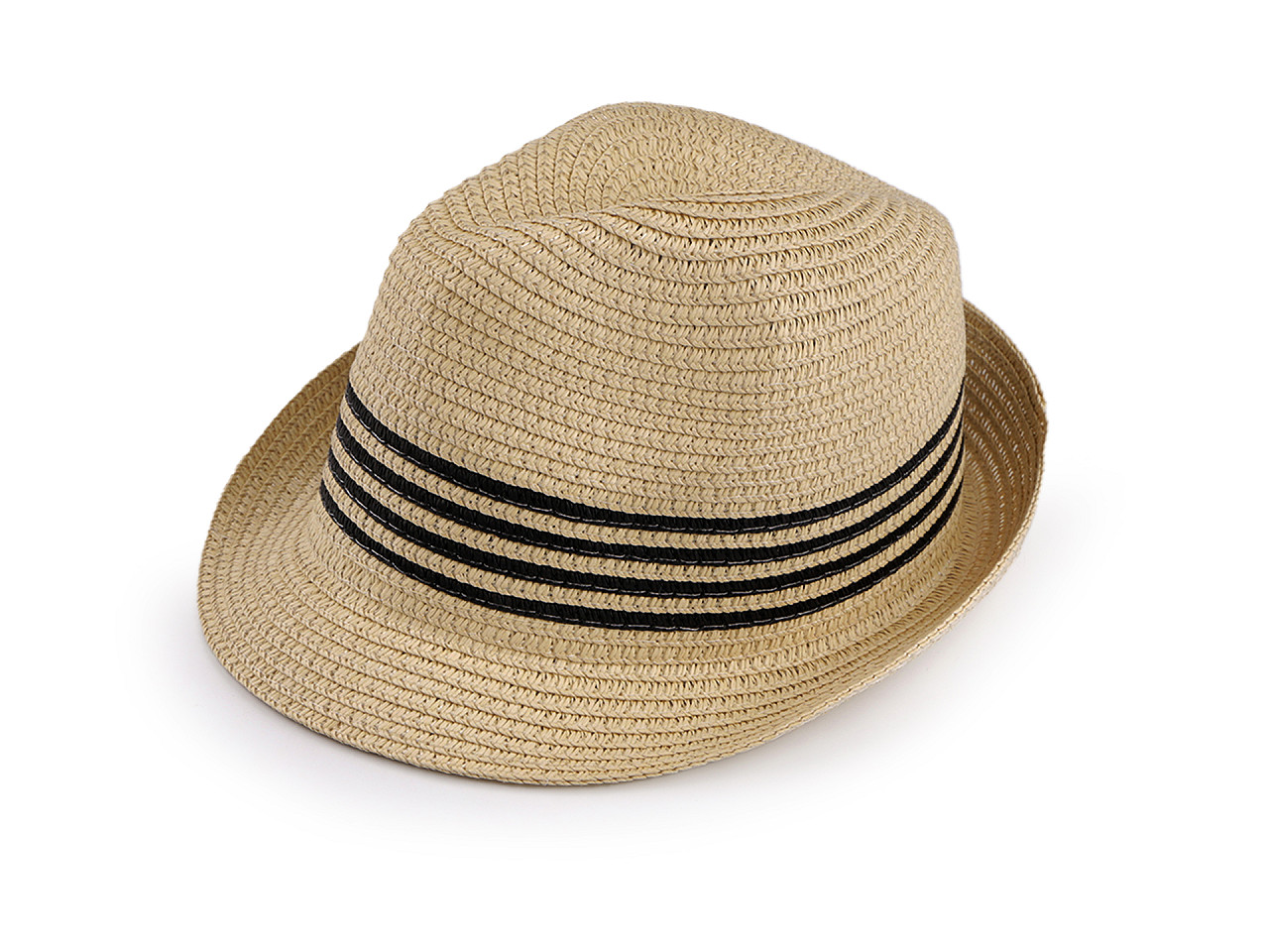 Children's summer hat / straw hat - Blue dark (1 Piece)