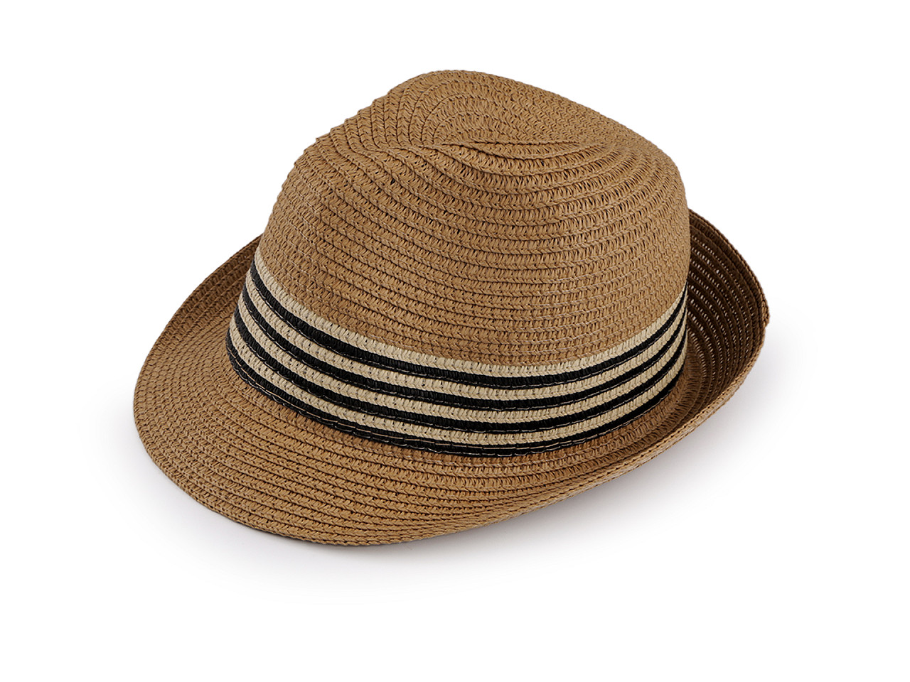 Children's summer hat / straw hat - Blue dark (1 Piece)