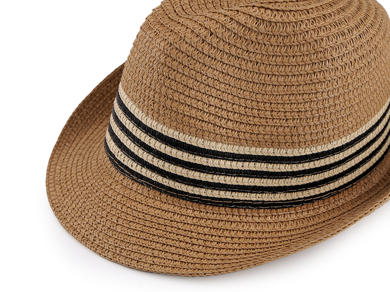 Children's summer hat / straw hat - Blue dark (1 Piece)