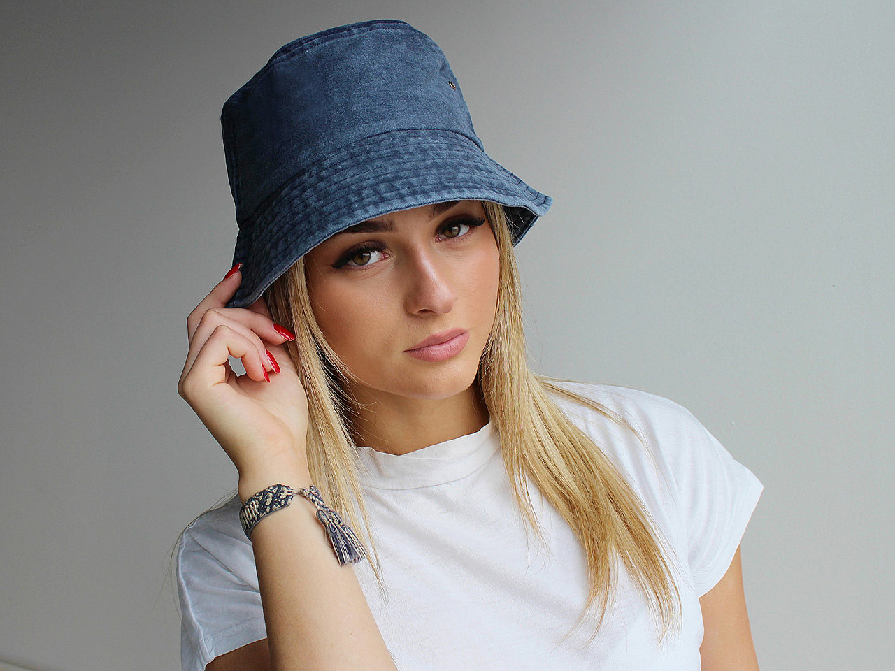 Unisex cotton summer hat - Black (1 Piece)