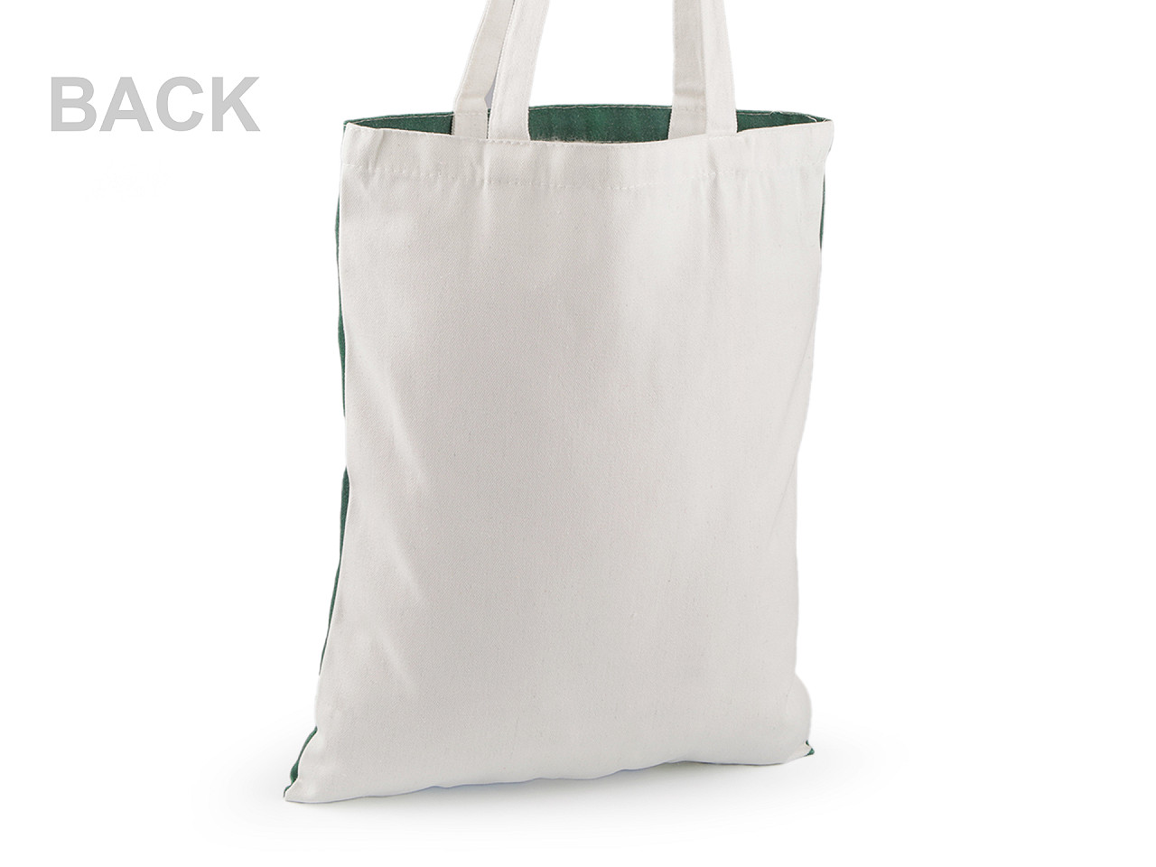 Cotton tote bag cat 34x40 cm - Azure blue (1 Piece)