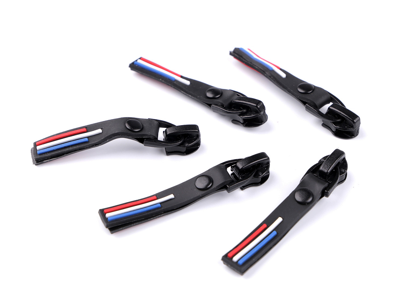 Slider for nylon / spiral zippers no 6 - Black (5 Pieces)