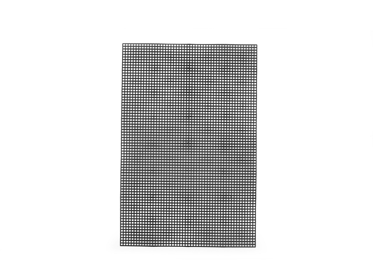 Plastic canvas grid for tapiko 20.2x30.4 cm - Black (1 Piece)