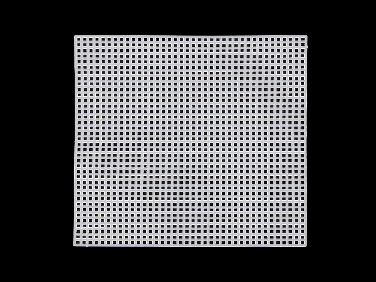Plastic canvas grid for cross stitch - White (1 Piece)