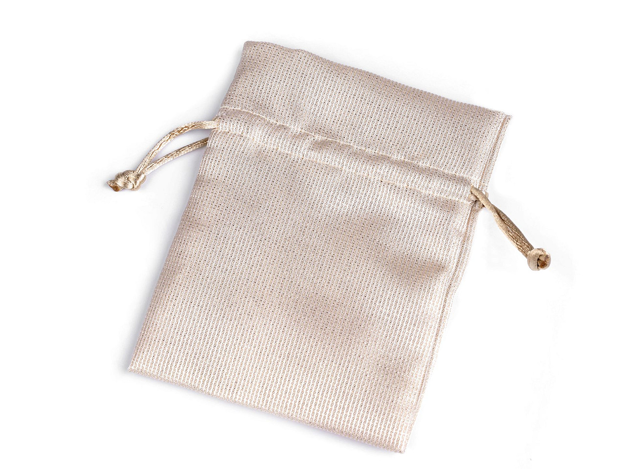 Satin gift bag 10x13 cm with lurex - Vintage pink light (1 Piece)