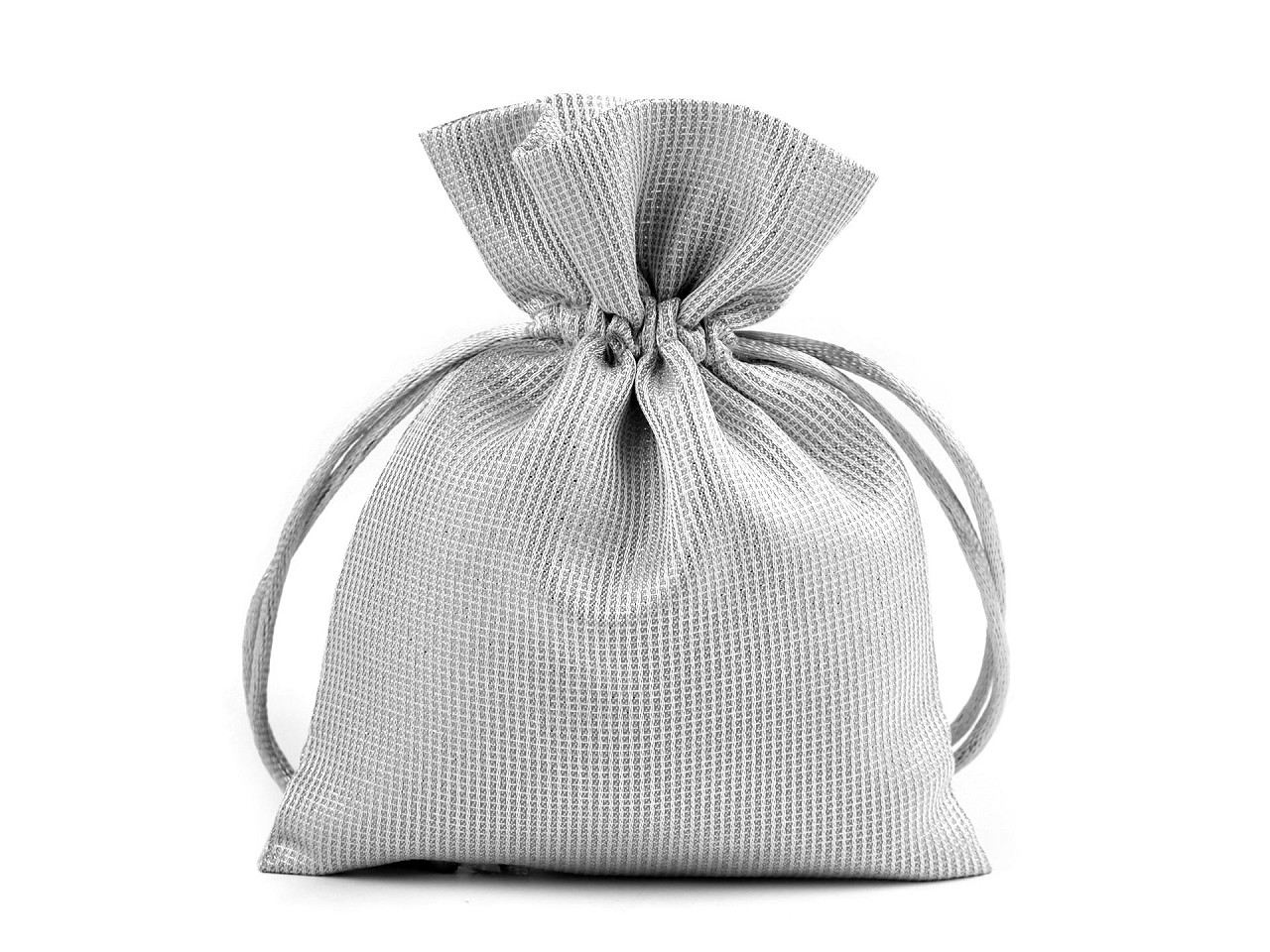 Satin gift bag 10x13 cm with lurex - Vintage pink light (1 Piece)