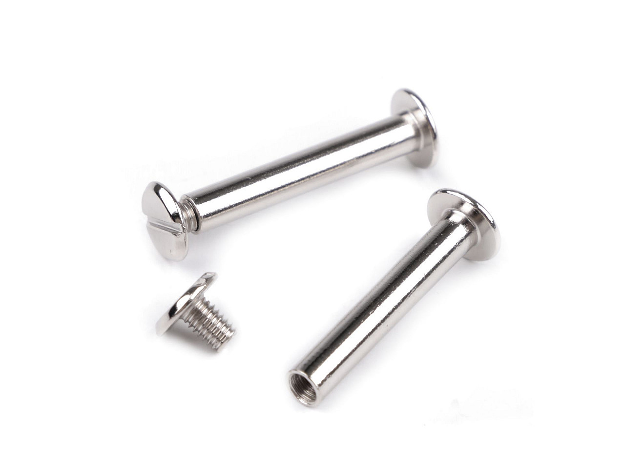 Binding screw posts 29 mm, 39 mm - Nickel (1000 Pairs)
