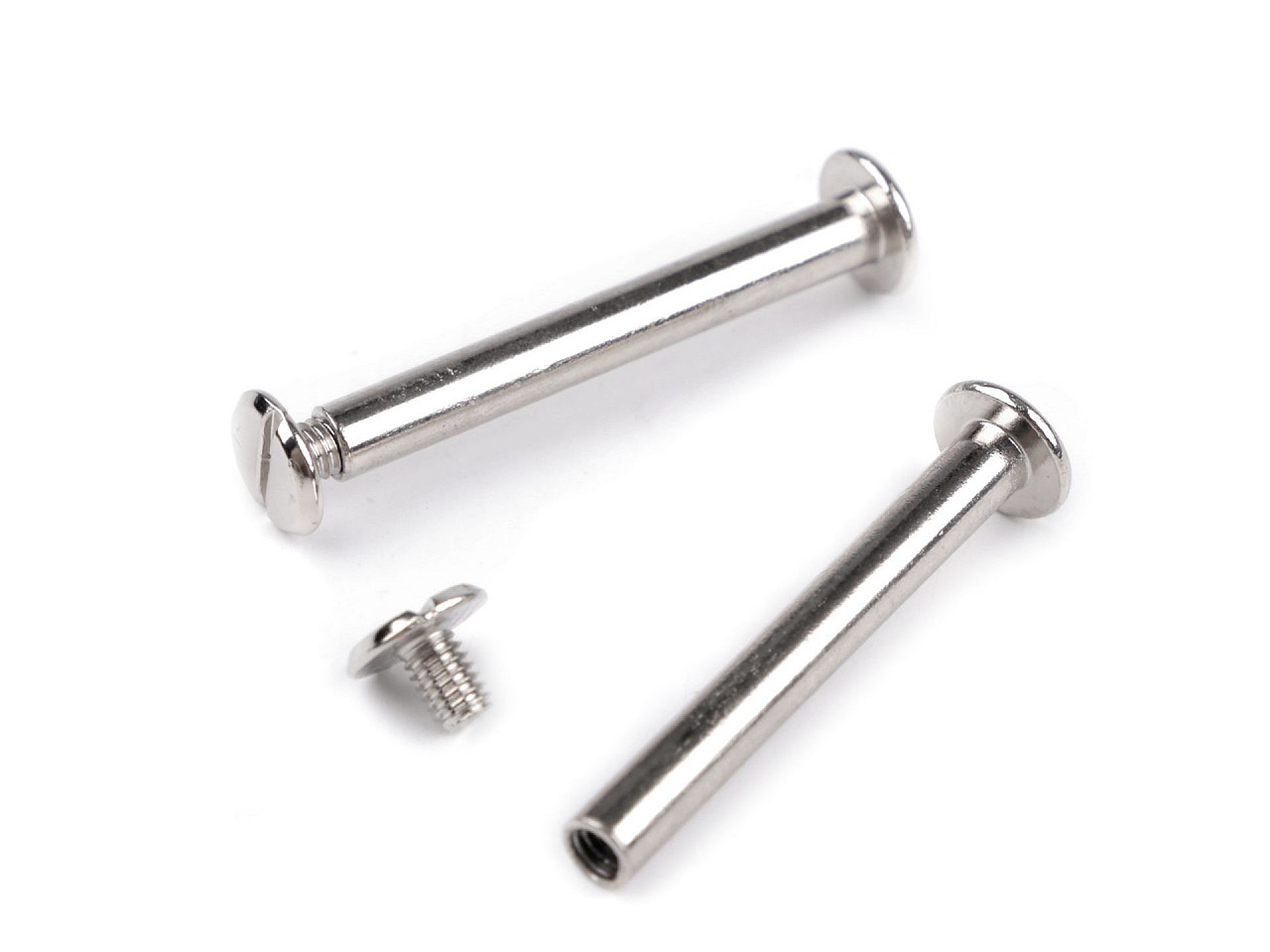 Binding screw posts 29 mm, 39 mm - Nickel (1000 Pairs)