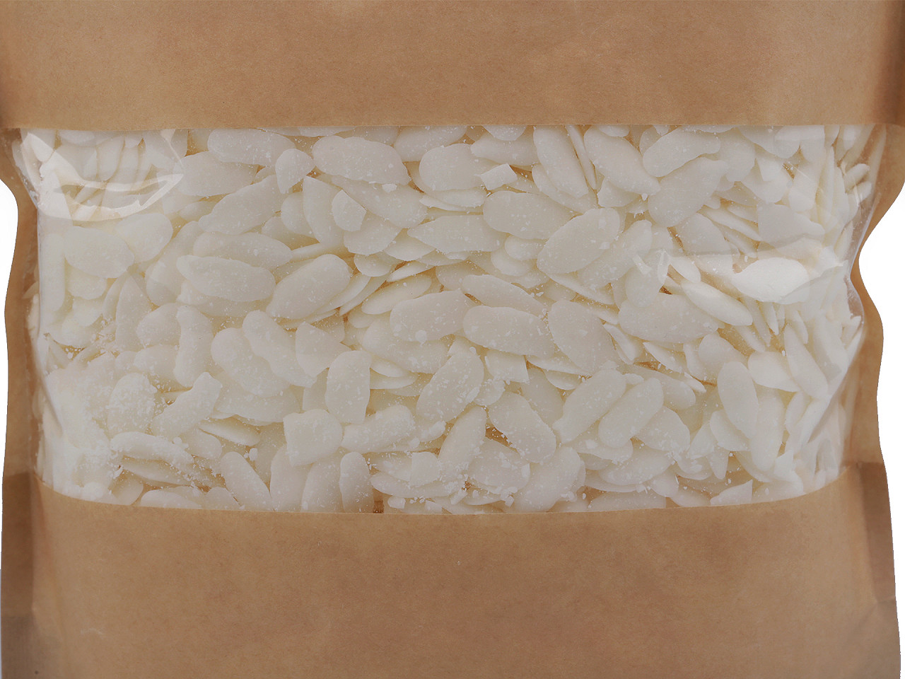 Rapeseed wax - pellets for candle making 1000 g - White natural (1 Bag)