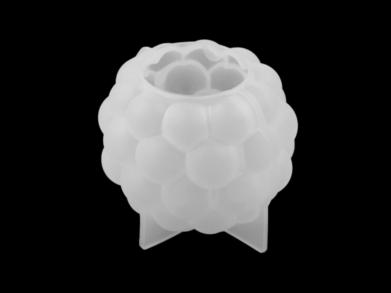 Silicone mold for making candles and castings - White (1 Piece)