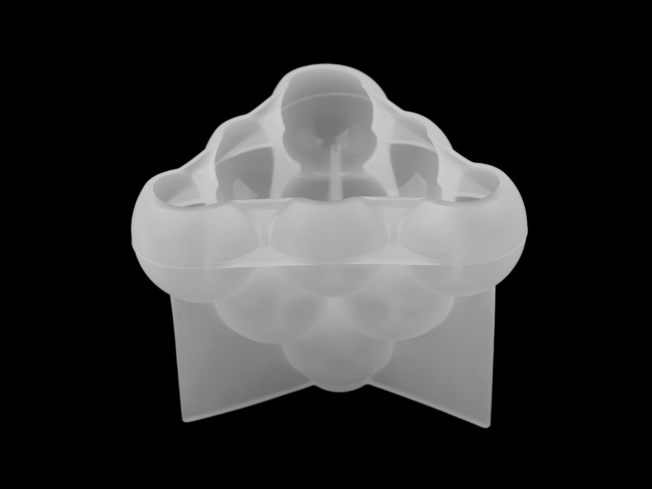 Silicone mold for making candles and castings - White (1 Piece)