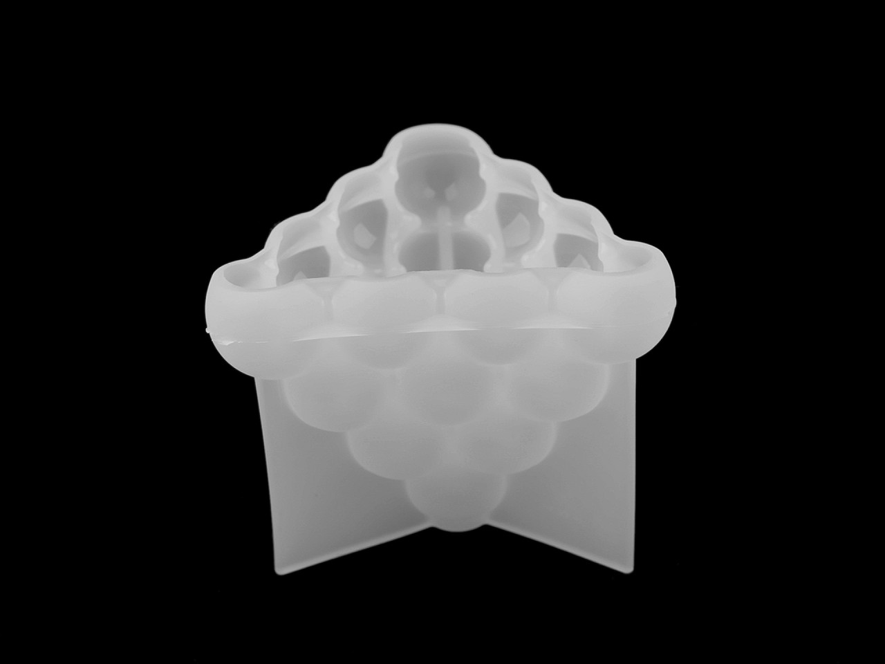 Silicone mold for making candles and castings - White (1 Piece)