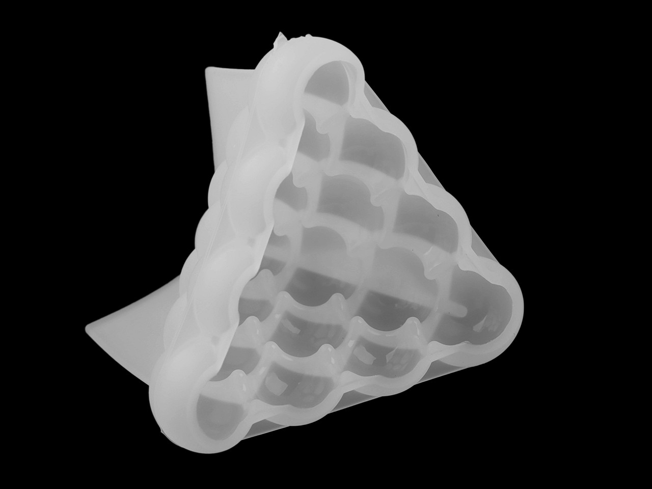 Silicone mold for making candles and castings - White (1 Piece)