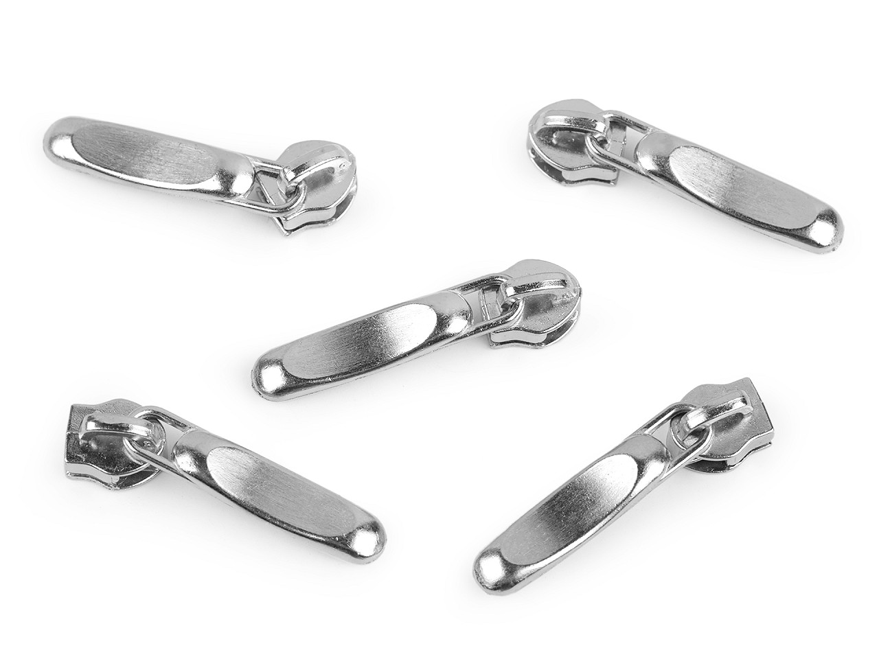 Slider for nylon / spiral zippers no 5, decorative - Vintage brass (50 Pieces)