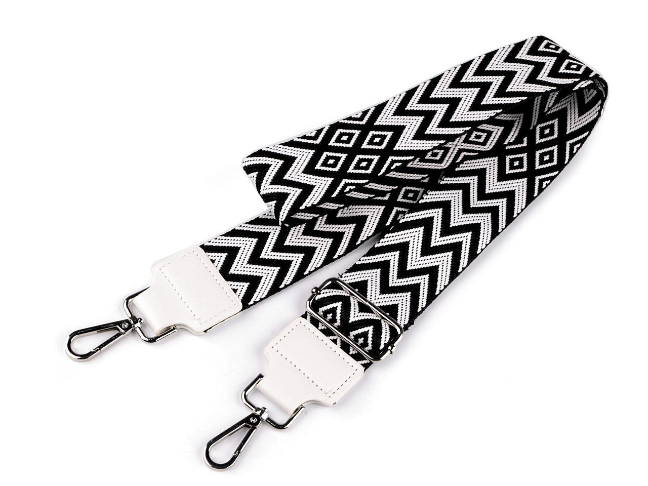 Bag handle / strap for bags with hooks width 5 cm - Black (1 Piece)