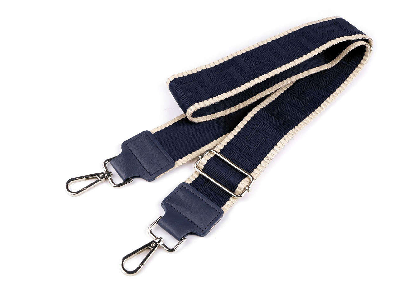 Bag handle / strap for bags with hooks width 5 cm - Black (1 Piece)