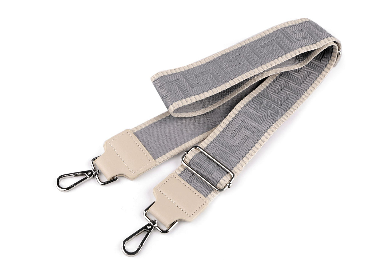Bag handle / strap for bags with hooks width 5 cm - Black (1 Piece)