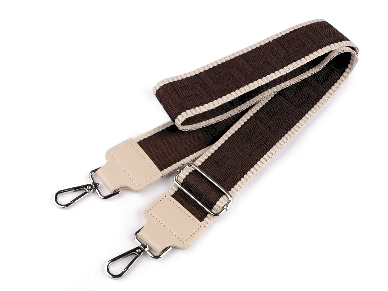 Bag handle / strap for bags with hooks width 5 cm - Black (1 Piece)
