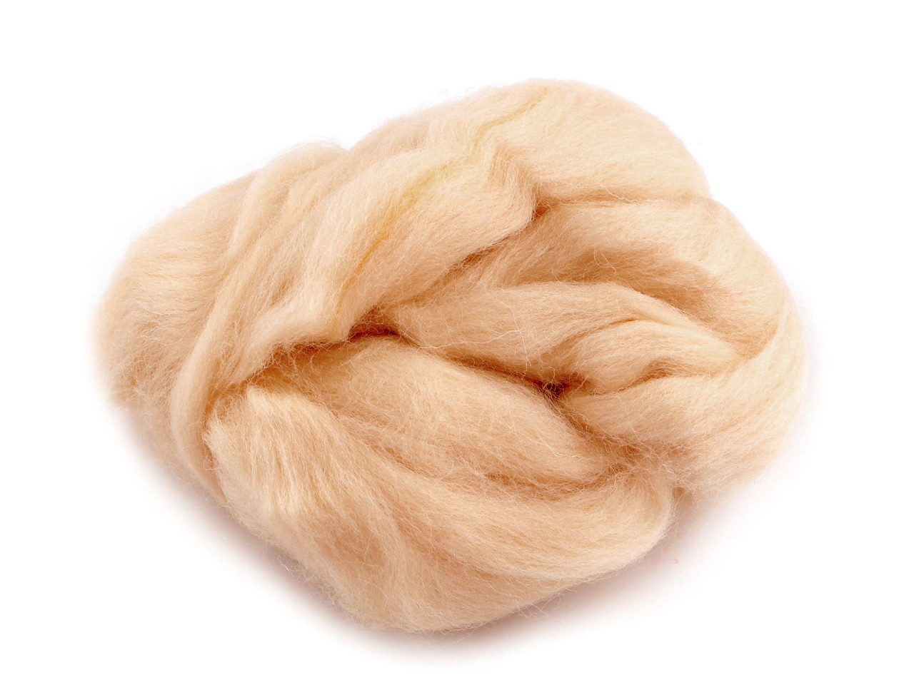 Wool fleece roving 20 g combed - Black (1 Bag)