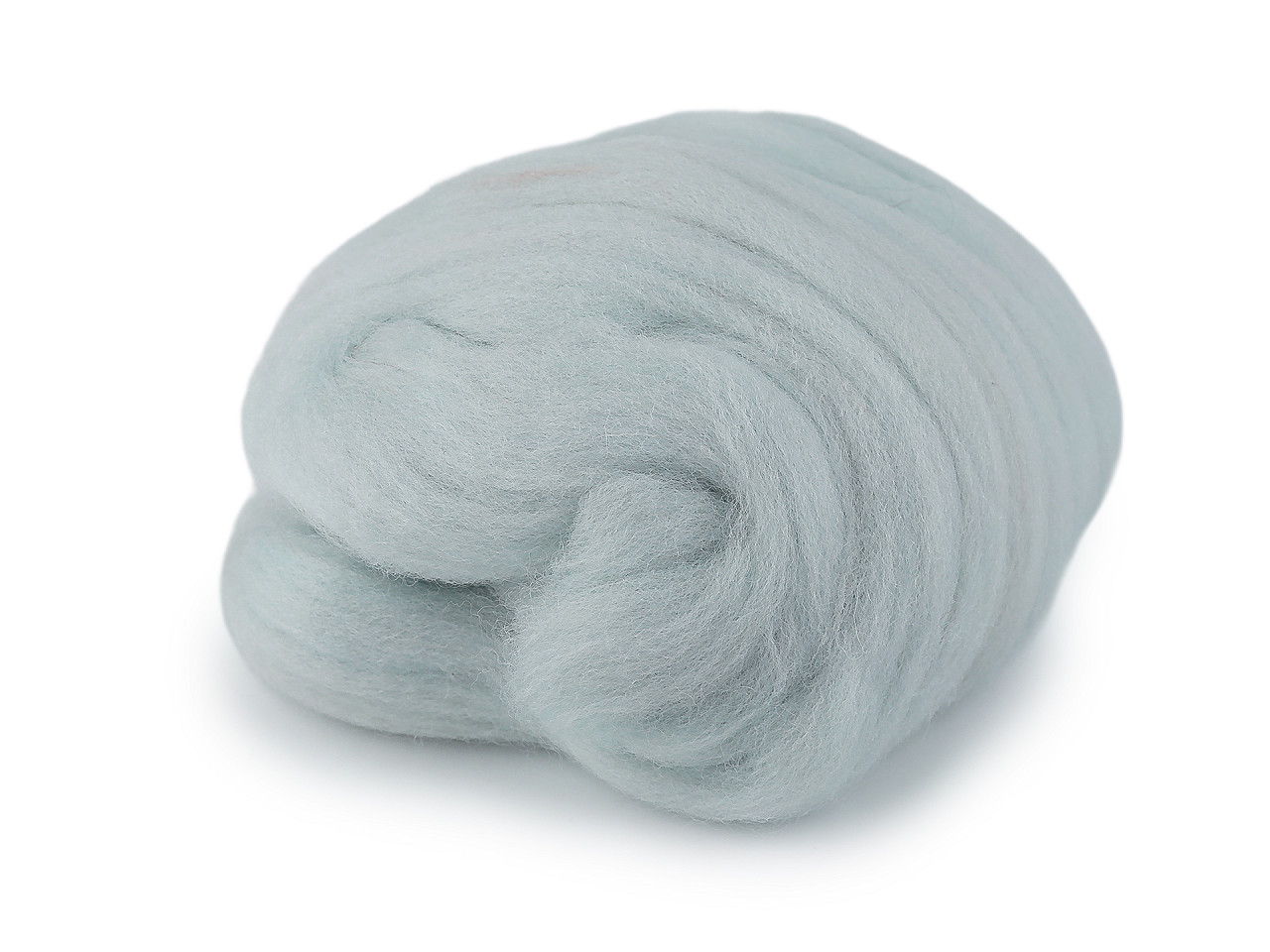 Wool fleece roving 20 g combed - Black (1 Bag)