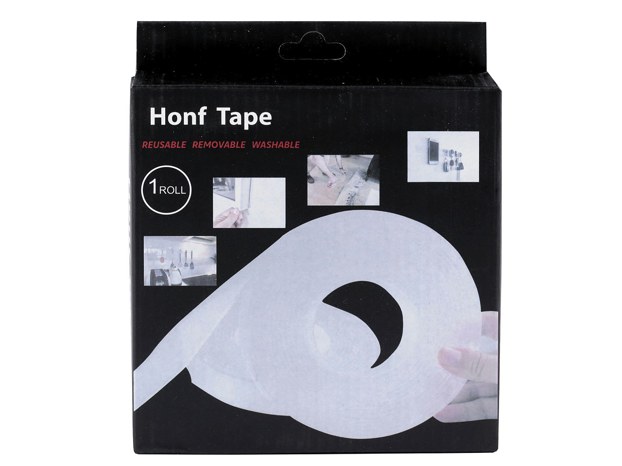 Nano tape double-sided width 3 cm - Transparent (1 Piece)
