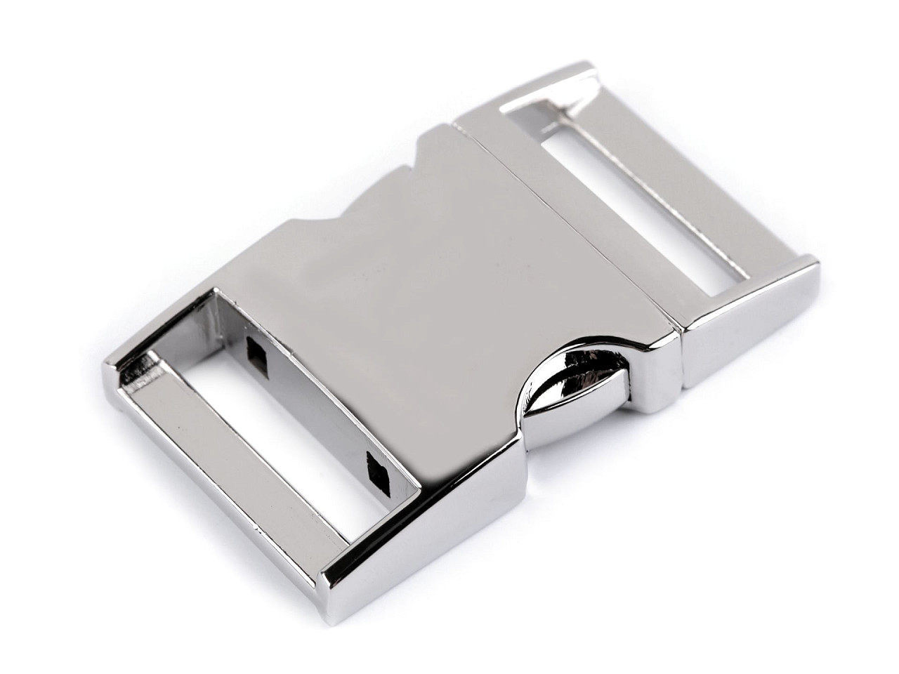 All-metal buckle 25 mm - Nickel (1 Pair)