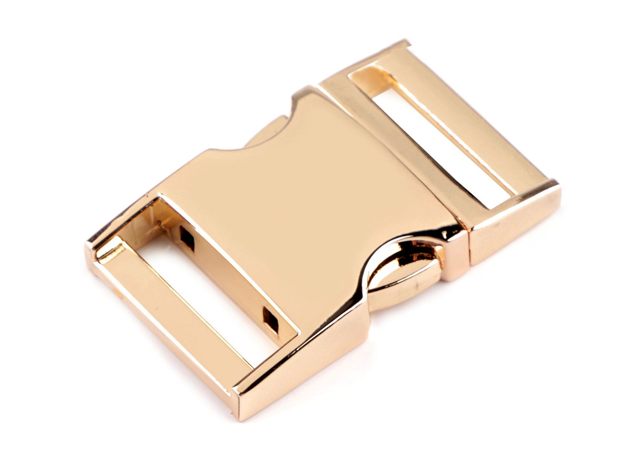 All-metal buckle 25 mm - Nickel (1 Pair)