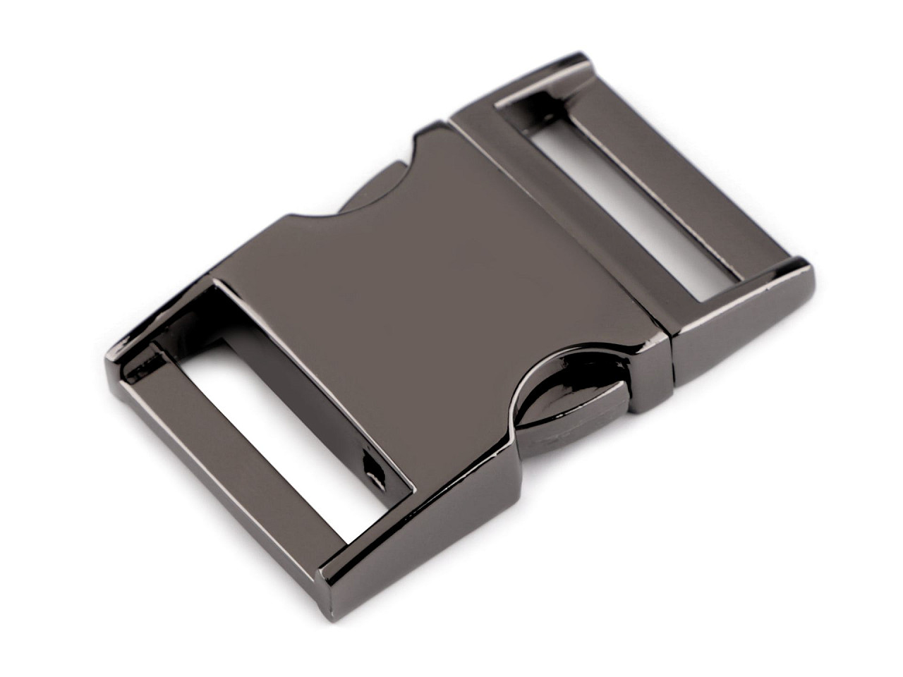 All-metal buckle 25 mm - Nickel (1 Pair)