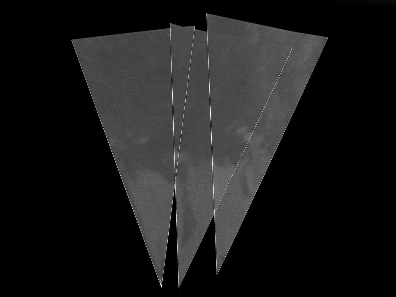 Cellophane bag / cone 17x35 cm - Transparent (20 Pieces)