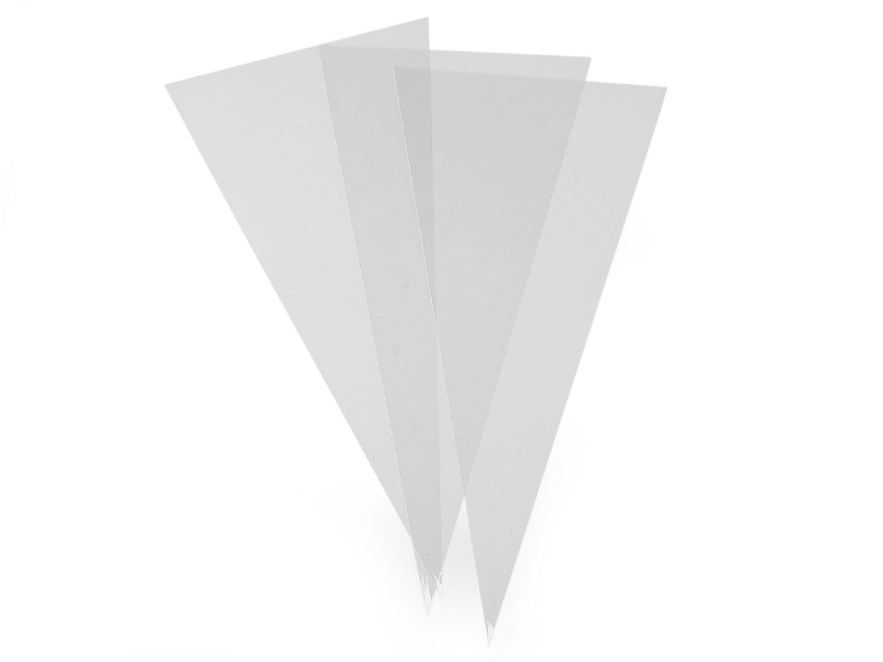 Cellophane bag / cone 17x35 cm - Transparent (20 Pieces)
