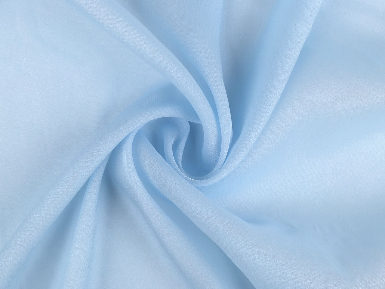 Chiffon fabric with shine - Light pink (1 Meter)