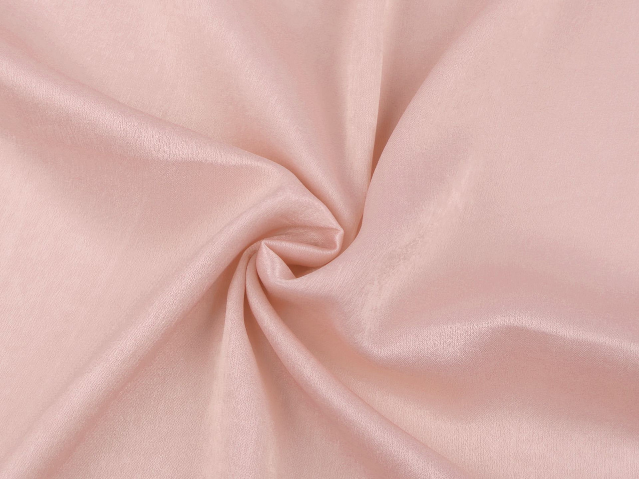 Imitation silk with a metallic sheen - White (1 Meter)