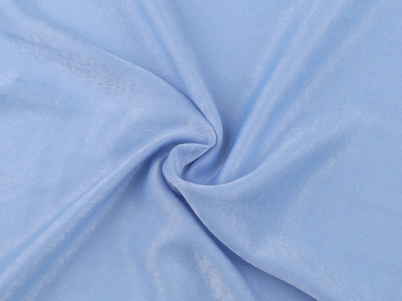 Imitation silk with a metallic sheen - White (1 Meter)