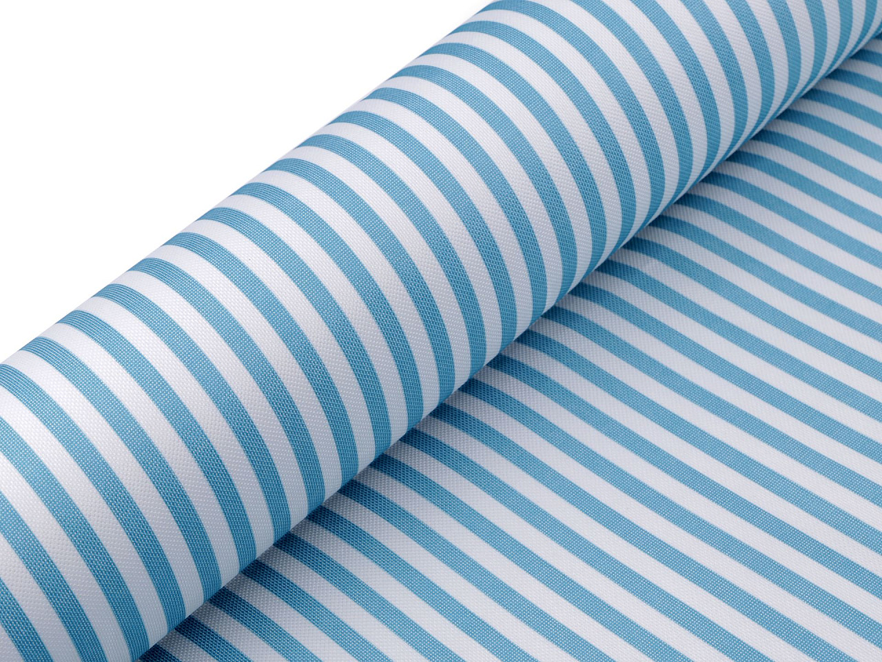 Outdoor fabric 600d, pvc coated, stripes - Brown (1 Meter)