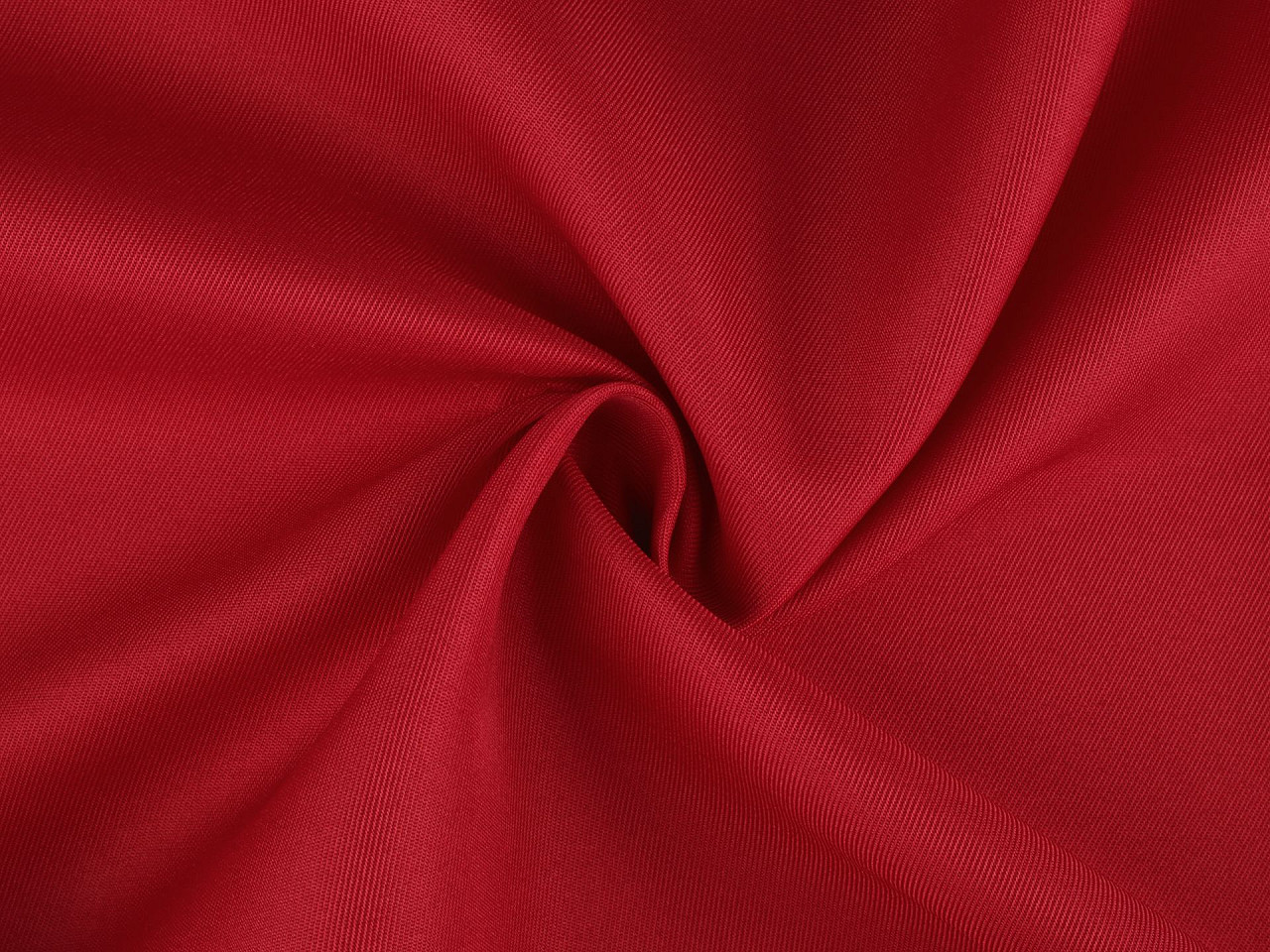 Polyester fabric, rongo - Red (1 Meter)