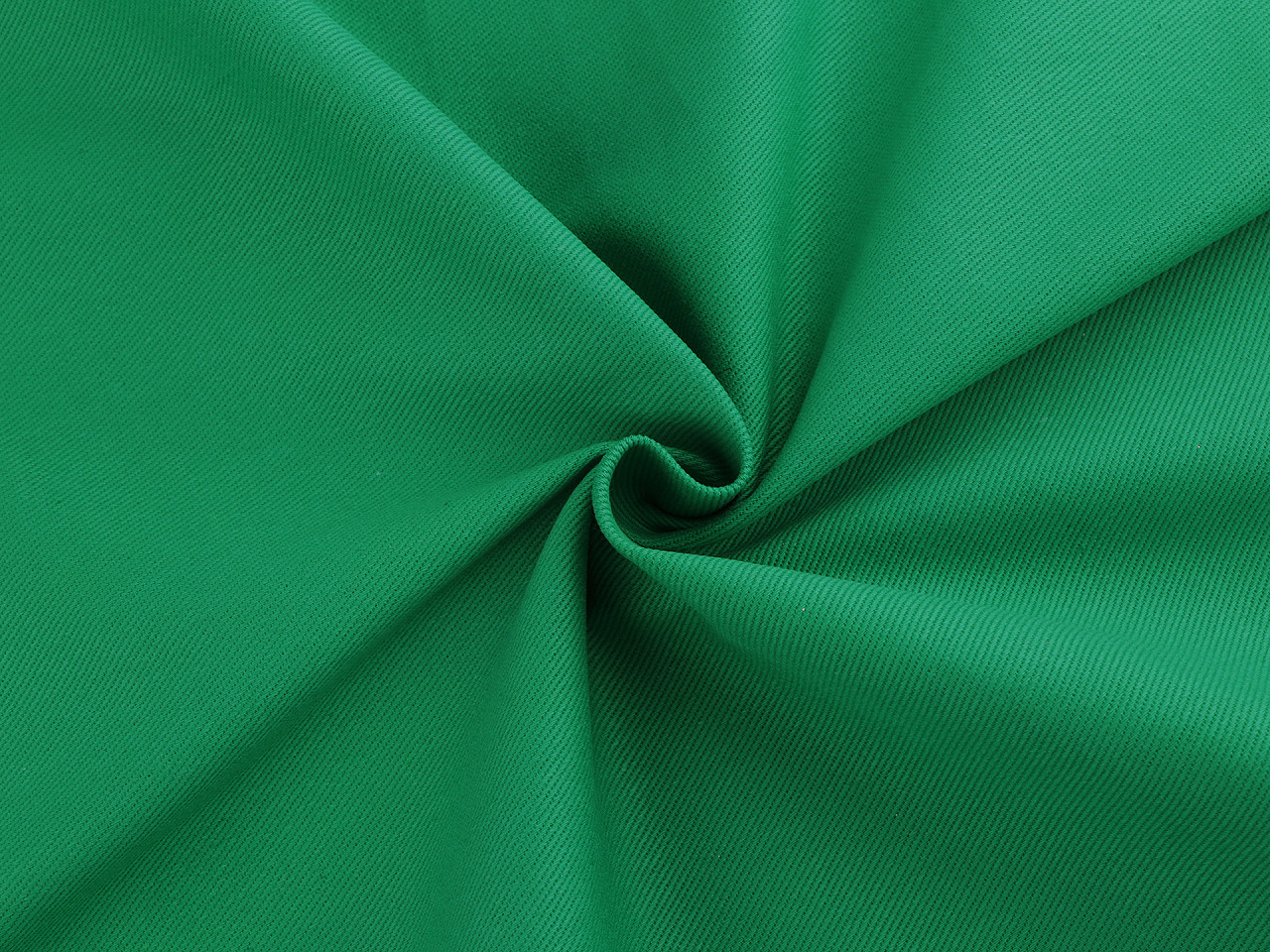 Coarse cotton fabric/canvas with twill weave - Beige green (1 Meter)