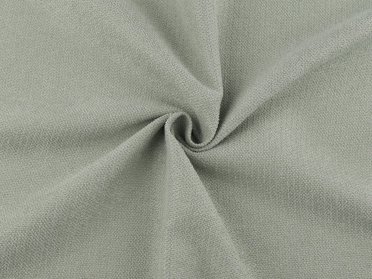 Decorative fabric with chenille structure - Sage green, light (1 Meter)