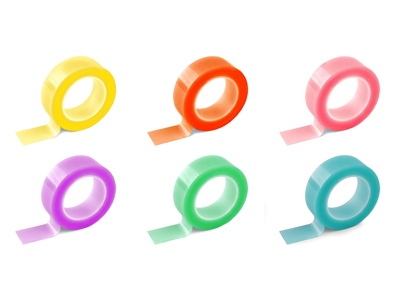 Nano tape double-sided, width 2 cm - Turquoise (1 Piece)