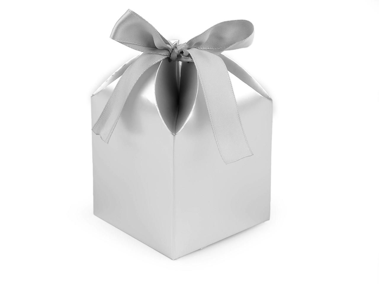 Gift box with ribbon - Gold (12 Pieces)