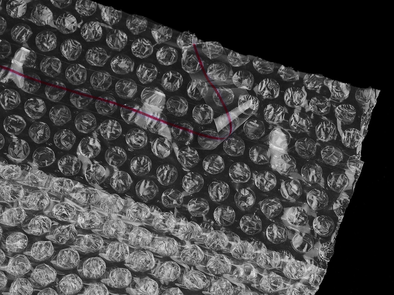 Bubble bags with adhesive strip 12x19.5 cm - Transparent (500 Pieces)