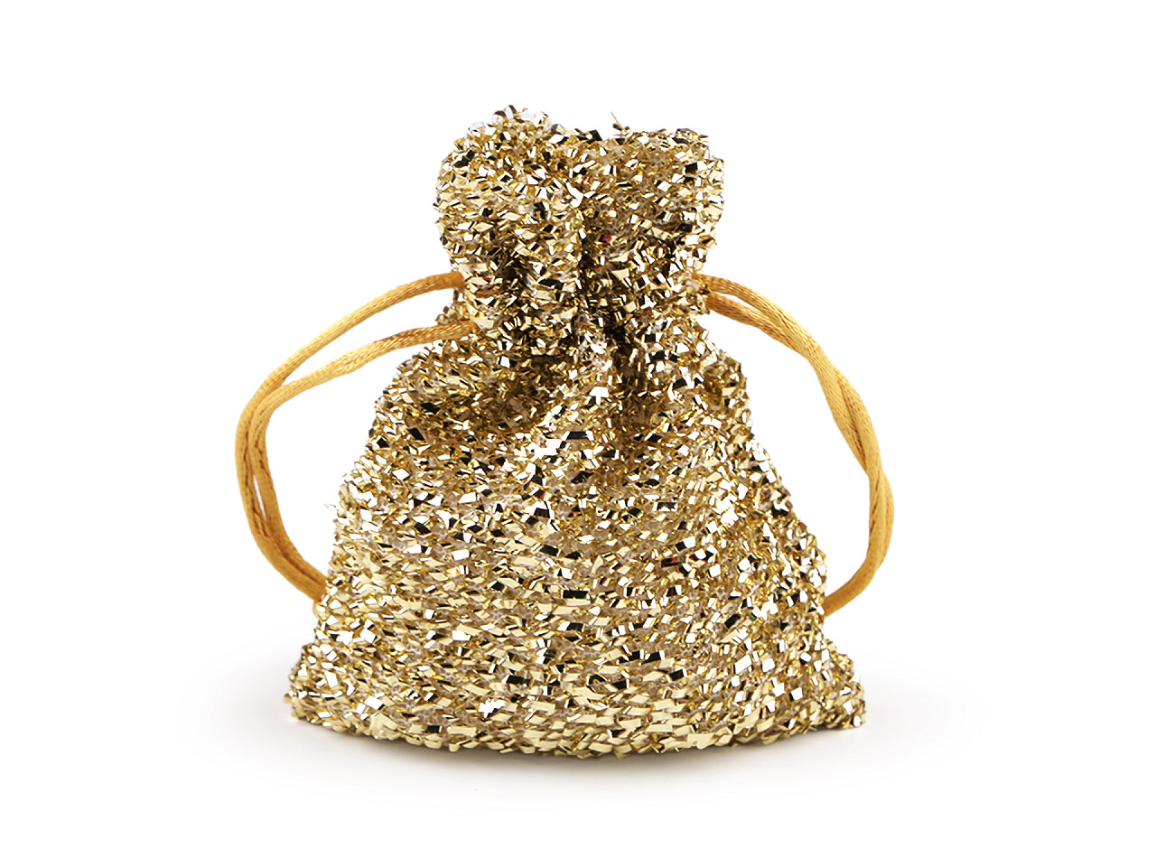 Gift bag 8x10 cm exclusive - Gold lt. (10 Pieces)