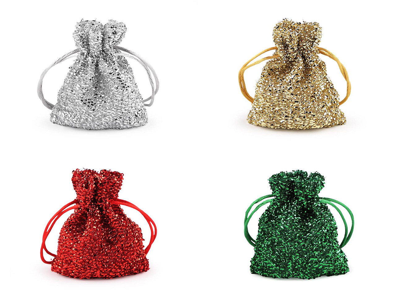 Gift bag 8x10 cm exclusive - Gold lt. (10 Pieces)