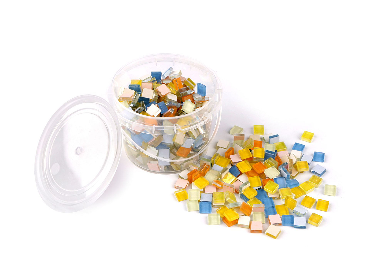 Glass mosaic stones 500 g - Multicolor (1 Piece)